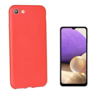 Back panel cover iLike Samsung Galaxy A32 silicone case Red