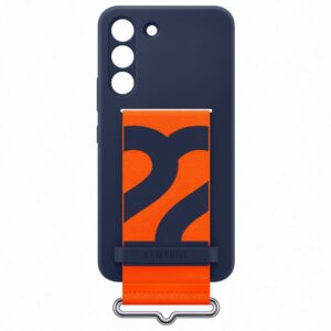 Tagakaaned Samsung  Galaxy S22 Silicone Cover with Strap Navy