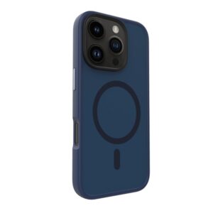 Aizmugurējais vāciņš Evelatus Apple iPhone 16 Pro Max Hybird Case With Magsafe PC+TPU Dark Blue
