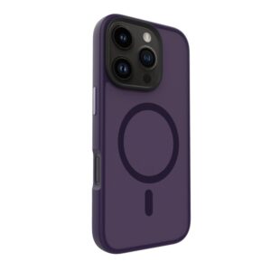 Back panel cover Evelatus Apple iPhone 16 Pro Max Hybird Case With Magsafe PC+TPU Purple