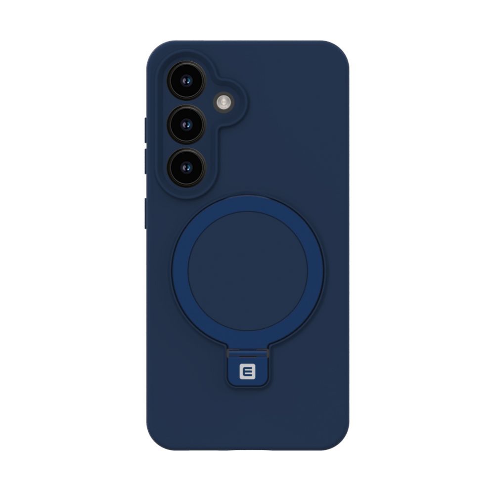 Tagakaaned Evelatus Samsung Galaxy S24 Premium Magsafe with Stand Soft Touch Silicone Case Dark Blue