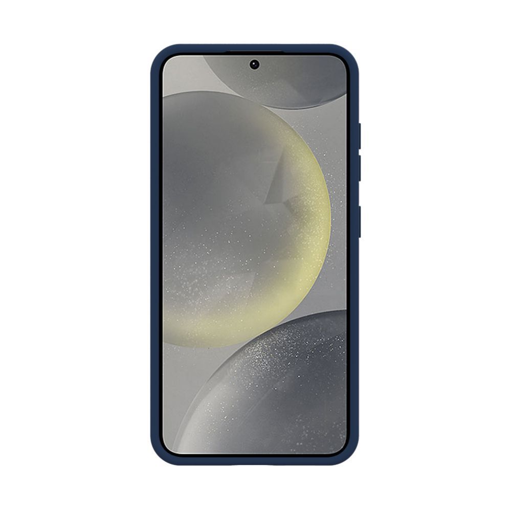 Tagakaaned Evelatus Samsung Galaxy S24 Premium Magsafe with Stand Soft Touch Silicone Case Dark Blue