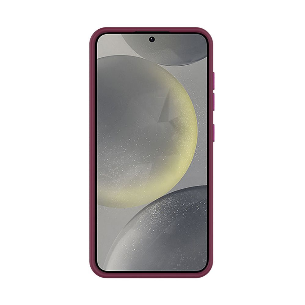 Back panel cover Evelatus Samsung Galaxy S24 Shield Case With Magsafe matte Red