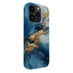 Back panel cover Evelatus Apple iPhone 16 Pro Max Slim Shell with Magsafe customized print design Dark Blue