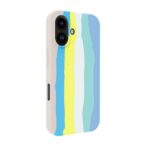 Чехол на заднюю панель Evelatus Apple iPhone 16 Multi-Colored Silicone Case With MagSafe Beige Cream