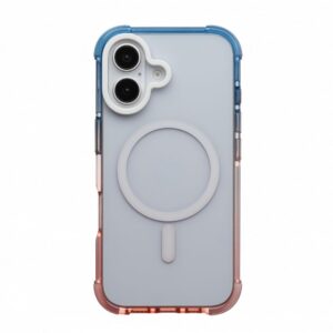 Aizmugurējais vāciņš Evelatus Apple iPhone 16 Defender Gradient Color MagSafe Blue Pink