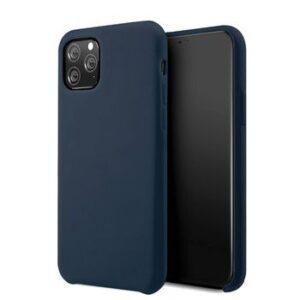 Nugarėlės dėklai iLike Samsung S21 FE Silicone Lite Case Navy Blue