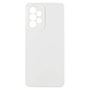 Back panel cover Evelatus Samsung Galaxy A73 5G Premium Soft Touch Silicone Case White