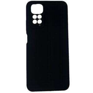 Back panel cover Evelatus Xiaomi Redmi Note 11/11S Premium Soft Touch Silicone Case Black