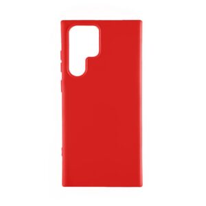Back panel cover Evelatus Samsung Galaxy S22 Ultra Nano Silicone Case Soft Touch TPU Red