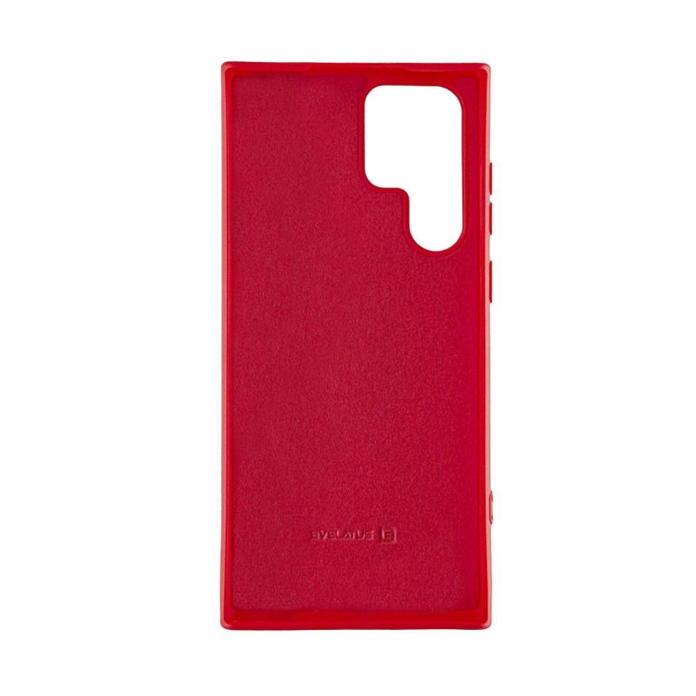 Tagakaaned Evelatus Samsung Galaxy S22 Ultra Nano Silicone Case Soft Touch TPU Red