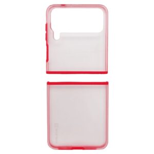 Back panel cover Evelatus Samsung Galaxy Z Flip 3 Acrylic Matte Case Red