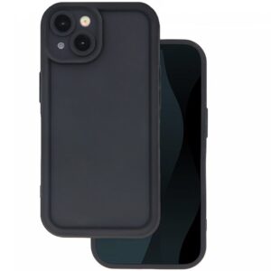 Nugarėlės dėklai iLike Samsung Galaxy A55 5G Rim TPU case Black