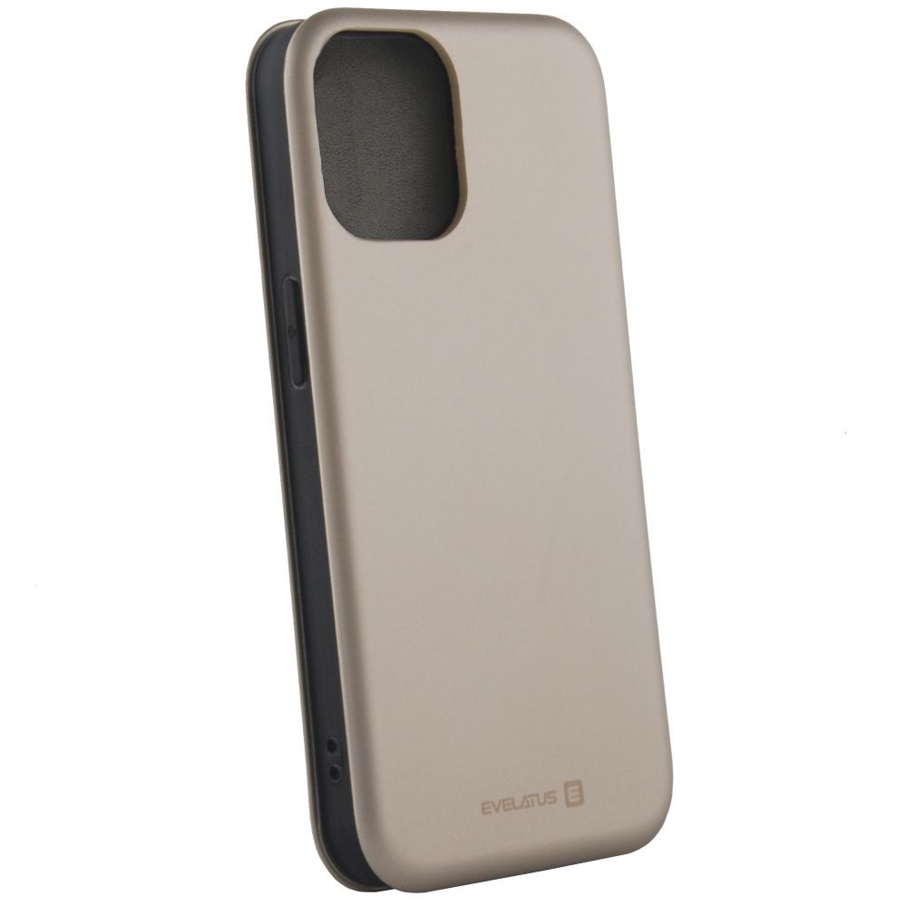 Kaaned - kaaned Evelatus Apple iPhone 12/12 Pro Book Case Gold