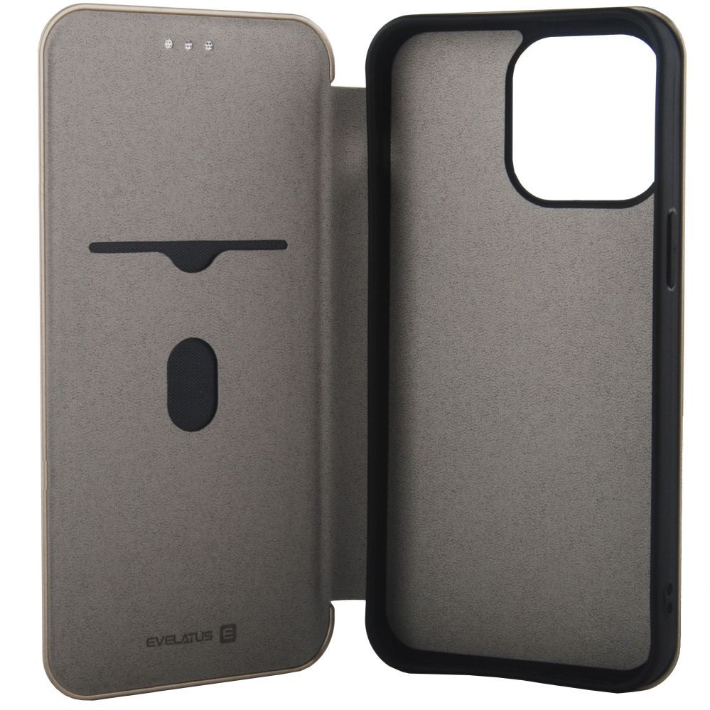 Kaaned - kaaned Evelatus Apple iPhone 12 Pro Max Book Case Gold
