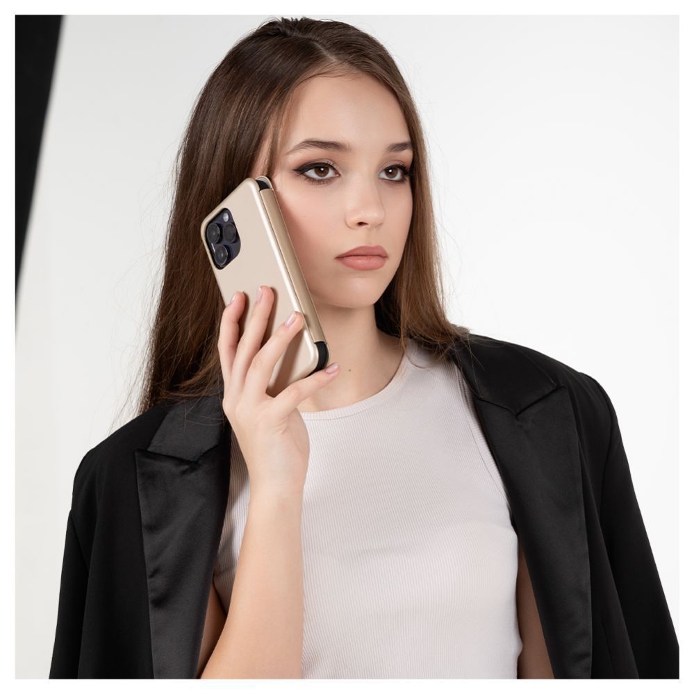 Kaaned - kaaned Evelatus Apple iPhone 13 Pro Book Case Gold