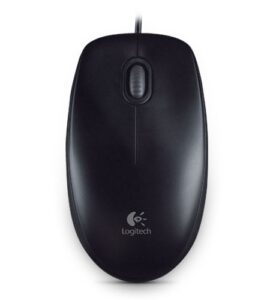 Datora pele Logitech  Mouse B100 Wired, Black 