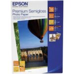 Biroja piederumi EPSON  Premium Semigloss Photo Paper 10x15cm, 251g/m2, 50 sheets