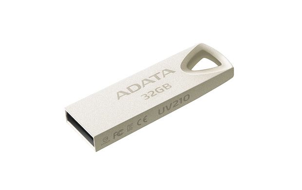 Flash drive ADATA UV210 32 GB, USB 2.0, Silver