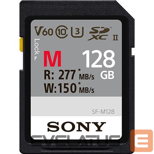 Mälukaardid Sony 128 GB SF-M Series UHS-II SD Memory Card