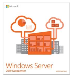 Lietojumprogrammas Microsoft  Windows Server 2019 Datacenter - 64-bit P71-09023 DVD-ROM,  16 cores, Licence, EN 