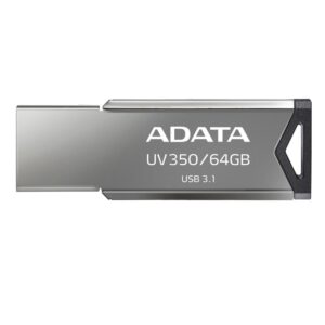 USB atmintinė ADATA  UV350 64 GB, USB 3.1, Silver 
