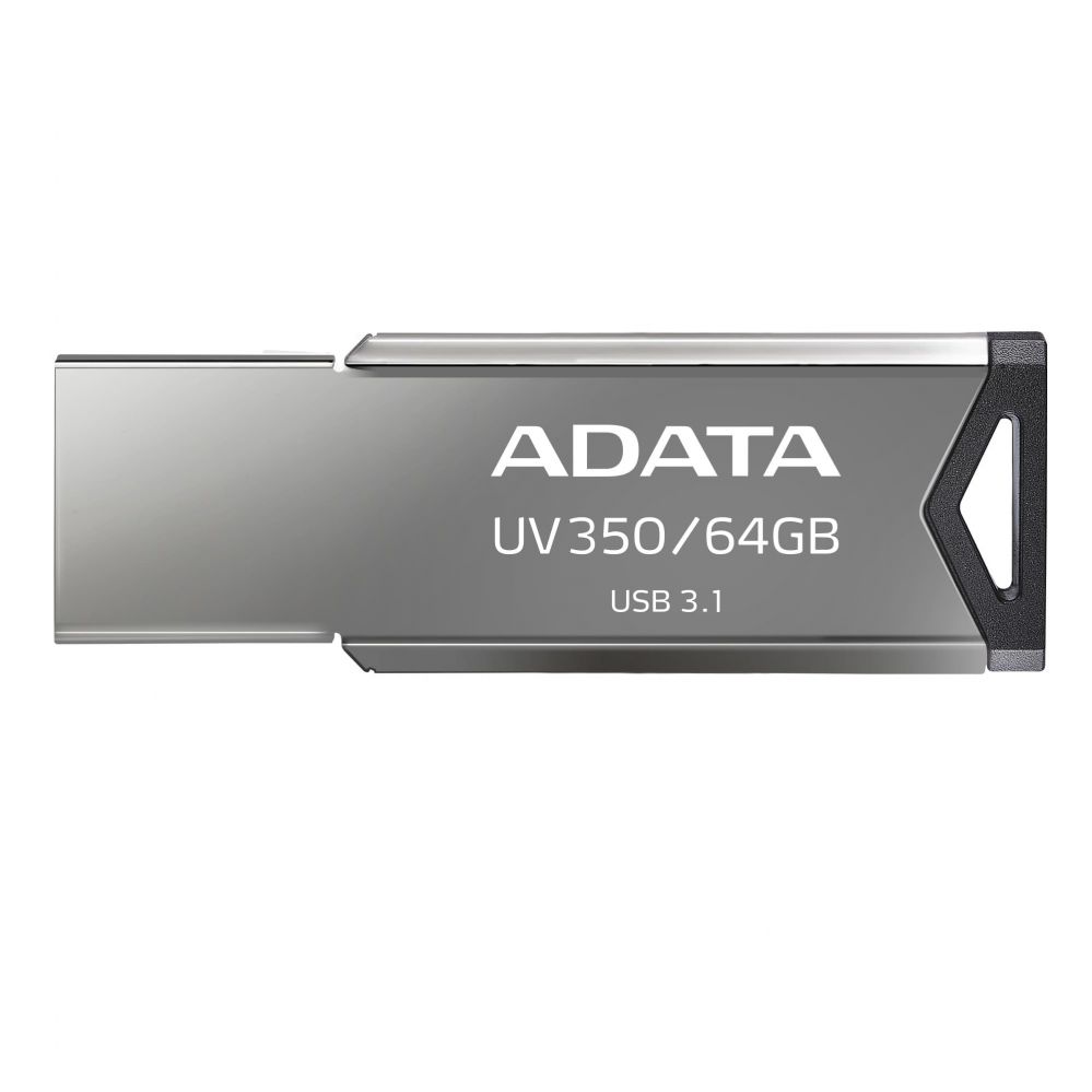 USB atmintinė ADATA UV350 64 GB, USB 3.1, Silver