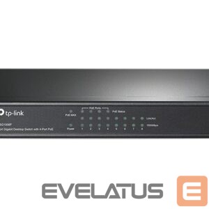 Server - Other Accessories TP-Link  Switch TL-SG1008P Unmanaged, Desktop, 1 Gbps (RJ-45) ports quantity 8, PoE ports quantity 4, Power supply type External 