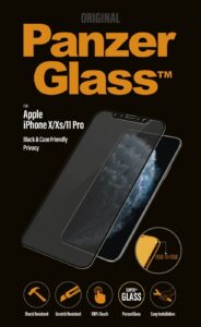Tagakaaned PanzerGlass  P2664 Apple, iPhone X/Xs/11 Pro, Tempered glass, Black, Case friendly with Privacy filter 