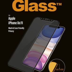 Back panel cover PanzerGlass  P2665 Apple, iPhone Xr/11, Tempered glass, Black, Case friendly with Privacy filter 