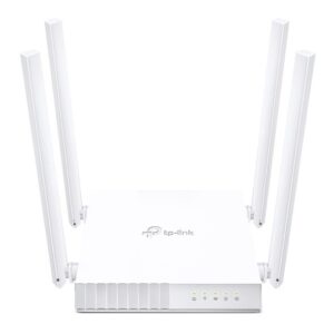 Maršrutizatoriai TP-Link  Dual Band Router Archer C24 802.11ac, 300+433 Mbit/s, 10/100 Mbit/s, Ethernet LAN (RJ-45) ports 4, MU-MiMO Yes, Antenna type 4xFixed 