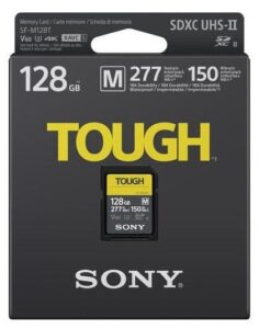 Memory cards Sony  Tough Memory Card UHS-II 128 GB, micro SDXC, Flash memory class 10
