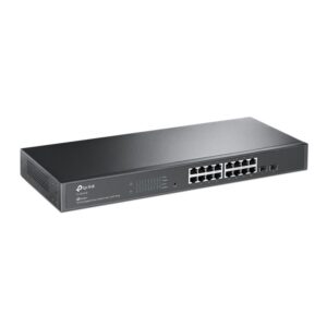 Serveris – kiti priedai TP-Link  JetStream Smart Switch TL-SG2218 10/100/1000 Mbps (RJ-45), Web managed, Rackmountable, Ethernet LAN (RJ-45) ports 16, SFP ports quantity 2 