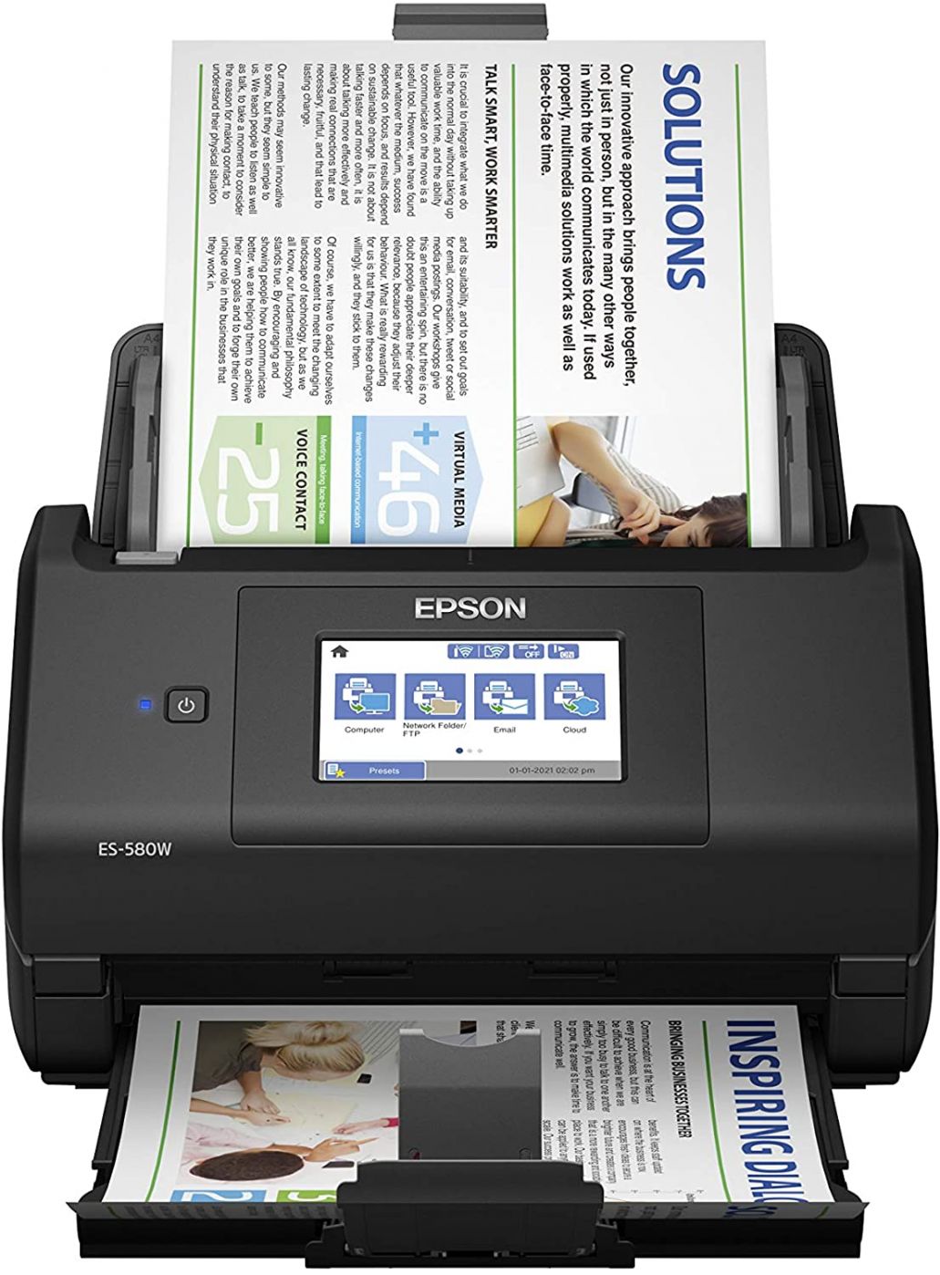 Printer EPSON Document Scanner WorkForce ES-580W Colour, Wireless