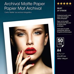 Kontoritarbed EPSON  Archival Matte Paper - A4 - 50 Sheets A4