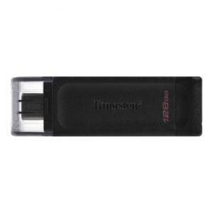 Флеш-накопитель Kingston  USB Flash Drive DataTraveler 70 128 GB, USB 3.2 Gen 1 Type-C, Black 