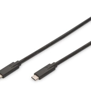 Kaabel Digitus  USB Type-C Connection Cable AK-300139-010-S USB Male 3.1 Gen 2 (Type C), USB Male 3.1 Gen 2 (Type C), Black, 1 m 