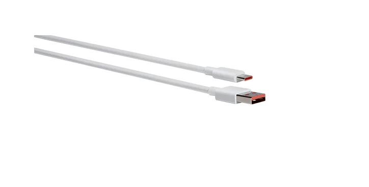 Cable Xiaomi Type-A to Type-C , 6A , 1m White