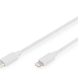 Cable Digitus  Lightning to USB-C data/charging cable DB-600109-020-W USB-C to Lightning, USB C, Apple Lightning 8-pin, 2 m 