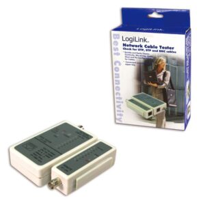 Serveru  - Citi piederumi Logilink  Cable tester for RJ45 and BNC with remote unit 