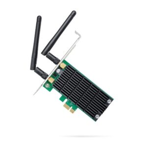 Converter TP-Link  Archer T4E, Dual Band PCI Express Adapter 2.4GHz/5GHz, 802.11ac, 300+867 Mbps, 2xDetachable antennas 