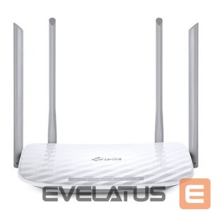 Ruuterid TP-Link  Router Archer C50 802.11ac, 300+867 Mbit/s, 10/100 Mbit/s, Ethernet LAN (RJ-45) ports 4, Antenna type 2xExternal, 1xUSB 2.0 