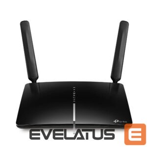 Rūteris TP-Link  4G+ LTE Router Archer MR600 802.11ac, 300+867 Mbit/s, 10/100/1000 Mbit/s, Ethernet LAN (RJ-45) ports 3, 4G, Antenna type 2xDetachable, LTE cat 6 