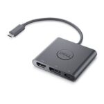 Переходник Dell  Adapter USB-C to HDMI/DP with Power Pass-Through 0.18 m 