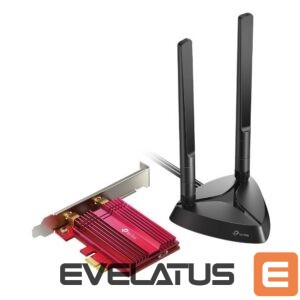 Converter TP-Link  AX3000 Wi-Fi 6 Bluetooth 5.0 PCIe Adapter TX3000E 2.4GHz/5GHz, Antenna type 2xHigh-Gain External Antennas, 574+2402 Mbit/s 