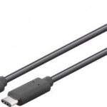 Kabelis Goobay  USB-C 3.1 generation 1 cable 66509 3 m, Black 