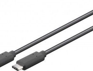 Kabelis Goobay  USB-C 3.1 generation 1 cable 66509 3 m, Black 