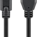 Cable Goobay  71221 USB-C to USB A 3.0 cable, black, 2m 