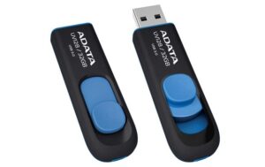 Flash drive ADATA  UV128 32 GB, USB 3.0, Black/Blue 