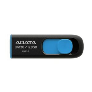 Flash drive ADATA  UV128 128 GB, USB 3.0, Black/Blue 